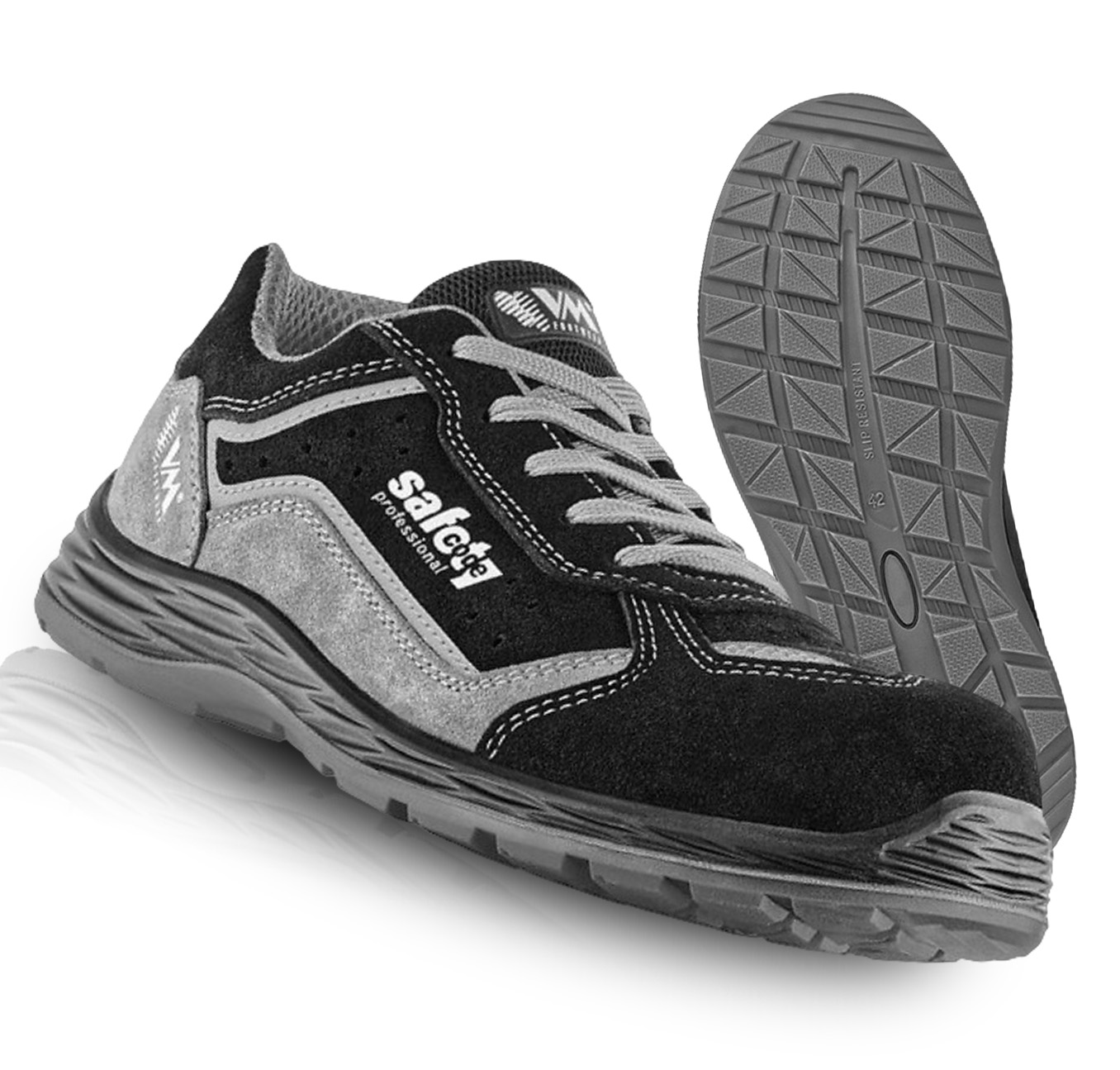 Pracovná obuv, poltopánky VM FOOTWEAR VCORSICA, pracovná obuv S1P ESD 2045, veľkosť 43